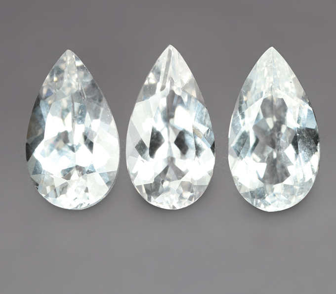 Редкий набор из 3 данбуритов 6,08 карата