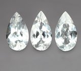 Редкий набор из 3 данбуритов 6,08 карата 