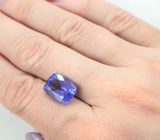 Топовое качество! Чистейший танзанит 6,37 карата  