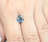 Редкий синий турмалин 1,82 карата 