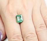 Голубовато-зеленый "неоновый" турмалин 4,48 карата