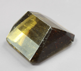 Крупный зеленовато-желтый турмалин 6,69 карата 