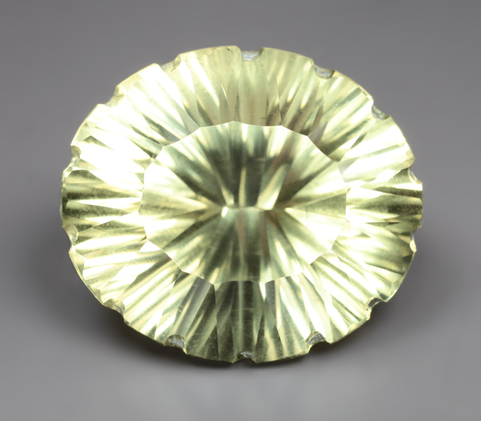 Крупный! Чистейший цитрин авторской огранки 50,28 карата