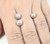 Набор из 3 морских жемчужин 7,09 карата 