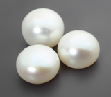 Крупный набор из 3 морских жемчужин 37,15 карата