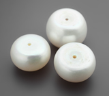 Крупный набор из 3 морских жемчужин 37,15 карата