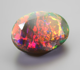 Ограненный черный опал 2,41 карата 