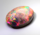 Ограненный черный опал 2,41 карата 