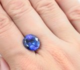 Топовый цвет! Насыщенный танзанит 6,01 карата
