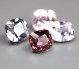 Набор из 4 разноцветных шпинелей 5,04 карата 