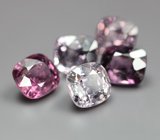 Набор из 5 разноцветных шпинелей 5,1 карата 