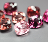 Набор из 8 разноцветных шпинелей 6,63 карата