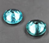 Пара "неоновых" апатитов 1,54 карата 