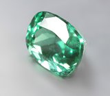 Топовый цвет! Голубовато-зеленый "неоновый" апатит 2,56 карата 