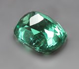 Топовый цвет! Голубовато-зеленый "неоновый" апатит 2,56 карата