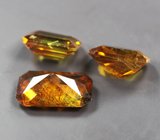 Набор из 3 сфалеритов 3,83 карата