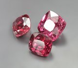 Набор из 3 пурпурновато-красных шпинелей 1,77 карата