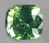 Редкий зеленый циркон 3,48 карата 