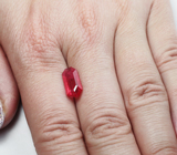 Редкий ограненный родонит авторской огранки 3,1 карата 