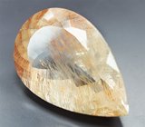 Редкий! Крупный топаз с рутилом 45,73 карата