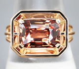 Кольцо с чистейшим крупным цирконом 6,29 карата 