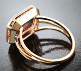 Кольцо с чистейшим крупным цирконом 6,29 карата 