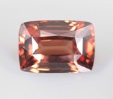 Кольцо с чистейшим крупным цирконом 6,29 карата  Золото