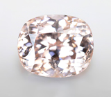 Кольцо с розовато-оранжевым цирконом 3,62 карата Золото