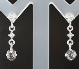 Комплект со шпинелями 3,24 карата и цирконами