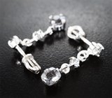 Комплект со шпинелями 3,24 карата и цирконами Золото