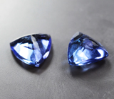 Пара танзанитов 2,01 карата
