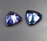 Пара танзанитов 2,3 карата 