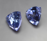 Пара танзанитов 2,96 карата 