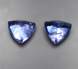 Пара танзанитов 2,66 карата 
