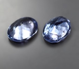 Пара танзанитов 3,89 карата 