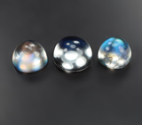 Набор из 3 лунных камней 2,76 карата 