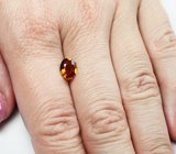 Оранжевато-желтый турмалин 1,04 карата