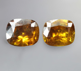 Пара сфалеритов 2,22 карата 