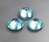 Набор из 3 «неоновых» апатитов 2,6 карата