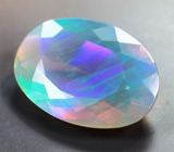 Ограненный эфиопский опал 3,83 карата 