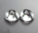Пара бесцветных цирконов 3,35 карата