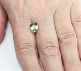 Редкий цвет! Зеленый циркон 3,21 карата