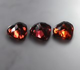 Крупный набор из 3 цирконов редкой огранки 5,28 карата