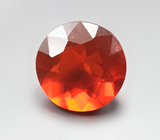 Мексиканский ограненный «огненный» опал 0,74 карата 