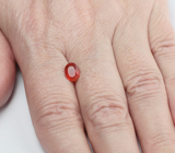 Мексиканский ограненный «огненный» опал 0,77 карата 