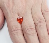 Мексиканский ограненный «огненный» опал 1,45 карата