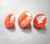 Набор из 3 мексиканских ограненных «огненных» опалов 4,65 карата