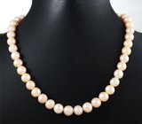 Золотое колье с крупным золотисто-кремовым морским жемчугом барокко 252,9 карата