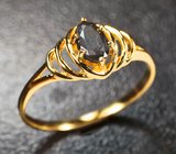 Золотое кольцо с уральским александритом 0,57 карата