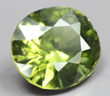 Редкий зеленый циркон 1,19 карата 